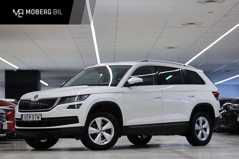 Vit Begagnad 2021 Skoda Kodiaq Business Line SUV | 299 900 kr (Bra pris) - Bild 1/3