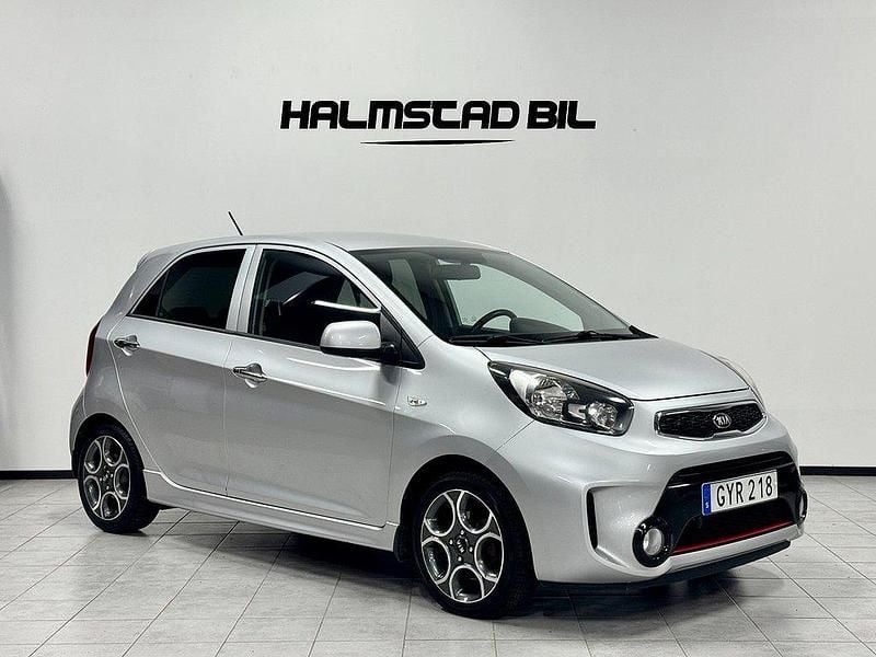 Grå Begagnad 2015 Kia Picanto Halvkombi | 64 500 kr (Marknadspris) - Bild 1/4