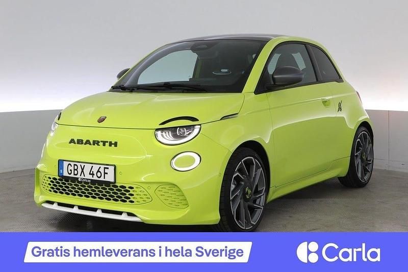 Grön Begagnad 2024 Abarth 500e Halvkombi | 268 900 kr - Bild 1/4