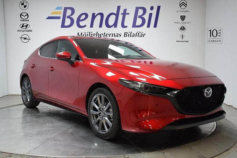 Soul red crystal Ny 2025 Mazda 3 Exclusive-Line Halvkombi | 360 100 kr (Lite dyr) - Bild 1/3