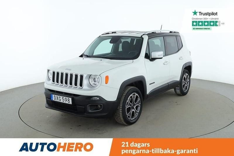Vit Begagnad 2015 Jeep Renegade Limited SUV | 136 000 kr (Lite dyr) - Bild 1/4