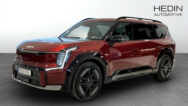 Röd (red) Begagnad 2025 Kia EV9 GT-Line SUV | 799 900 kr (Marknadspris) - Bild 1/4