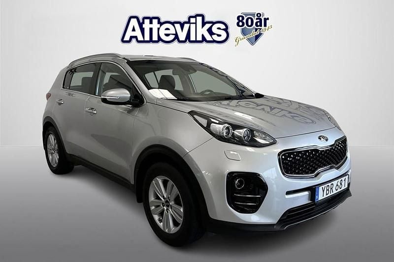 Grå Begagnad 2016 Kia Sportage SUV | 152 900 kr (Bra pris) - Bild 1/4