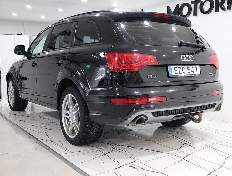 Begagnad Audi Q7 S-Line 204 HK (150 kW) 2015 Svart SUV