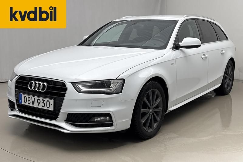 Begagnad Audi A4 S-Line 177 HK (130 kW) 2014 Vit Kombi
