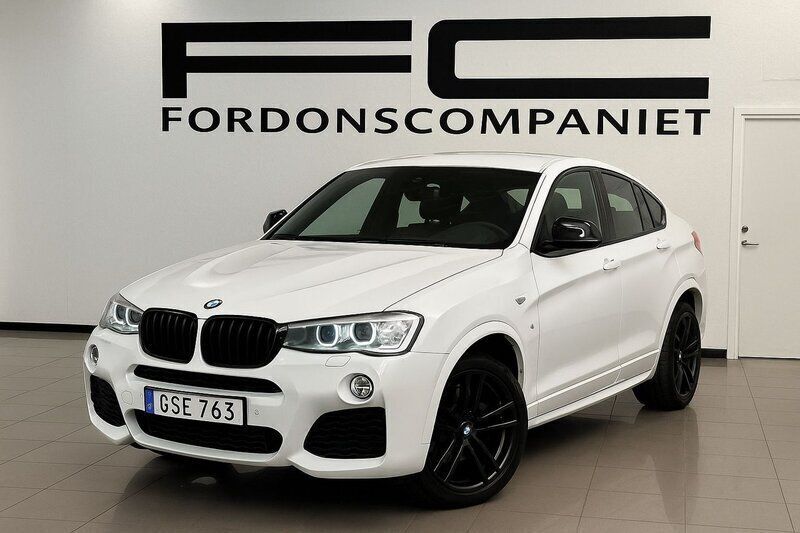 Vit Begagnad 2015 BMW X4 M Sport SUV | 269 900 kr (Marknadspris) - Bild 1/1