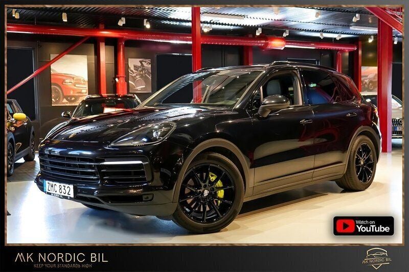 Svart Begagnad 2018 Porsche Cayenne Sport SUV | 625 000 kr (Dyr) - Bild 1/4