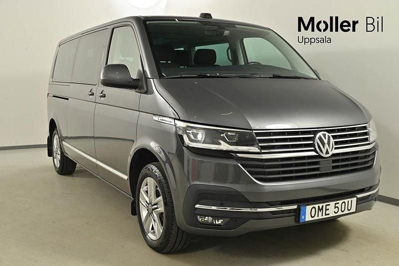 Grå (indiumgrå metallic) Begagnad 2023 VW T6.1 Van | 579 900 kr (Dyr) - Bild 1/4