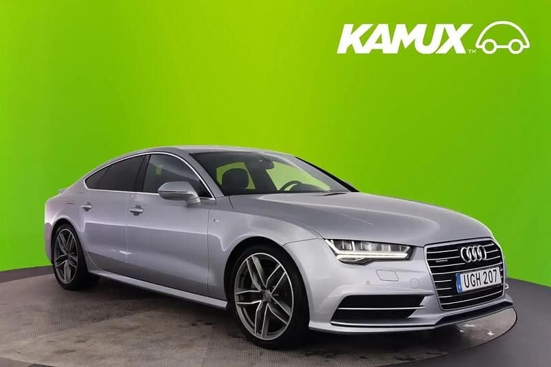 Silver/grå Begagnad 2015 Audi A7 S-Line Halvkombi | 269 800 kr (Superpris) - Bild 1/4