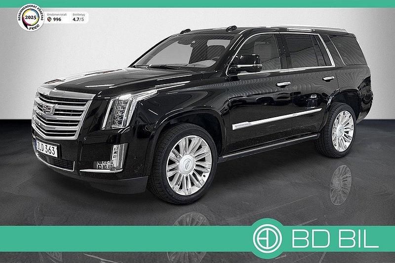 Svart Begagnad 2017 Cadillac Escalade SUV | 589 900 kr (Marknadspris) - Bild 1/3