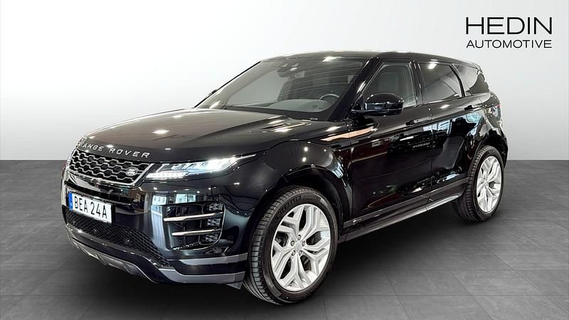 Svart metallic Begagnad 2020 Land Rover Range Rover evoque R-Dynamic SUV | 379 900 kr - Bild 1/4