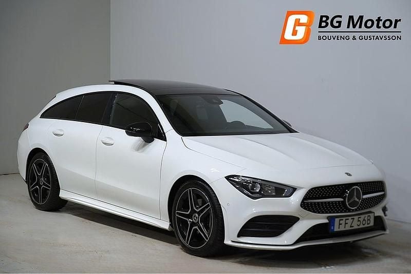Vit Begagnad 2019 Mercedes CLA180 Shooting Brake AMG Kombi | 269 900 kr (Marknadspris) - Bild 1/4