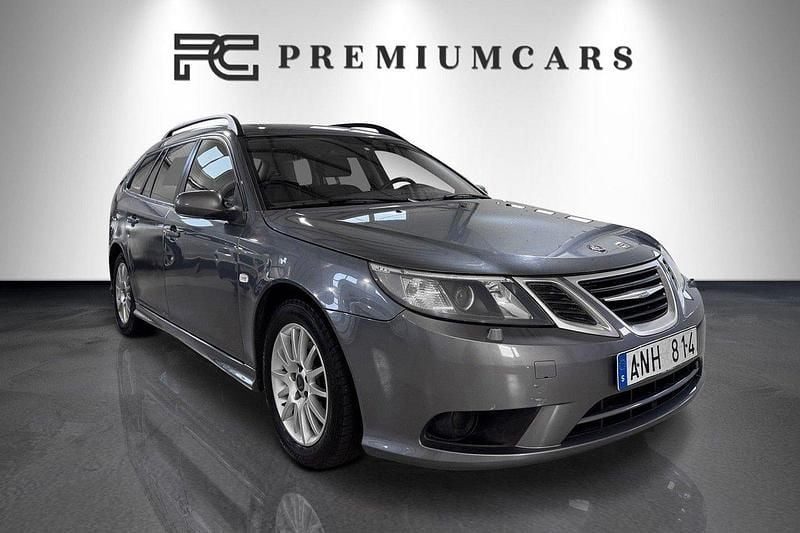 Ljusbrun (brun) Begagnad 2008 Saab 9-3 Linear Kombi | 39 900 kr (Marknadspris) - Bild 1/4