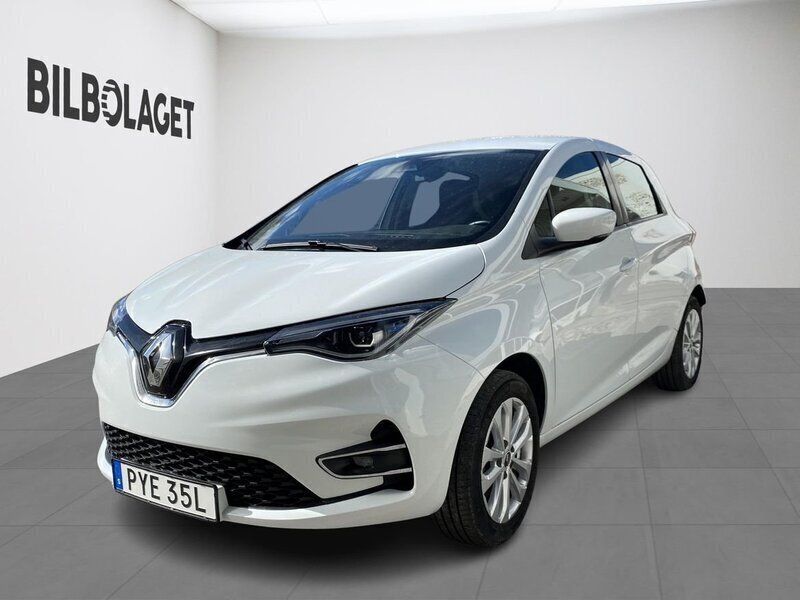 Vit Begagnad 2022 Renault Zoe Zen Halvkombi | 149 500 kr (Bra pris) - Bild 1/4