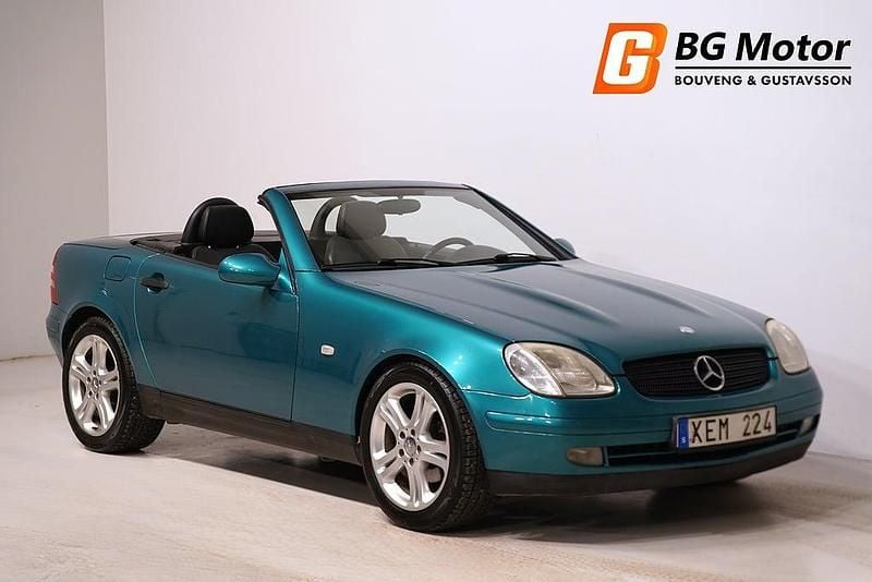Begagnad Mercedes SLK200 136 HK (100 kW) 1997 Grön (vivianit green metallic) Cab