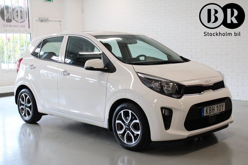 Blå (vit) Begagnad 2024 Kia Picanto Advance Halvkombi | 164 900 kr (Marknadspris) - Bild 1/4