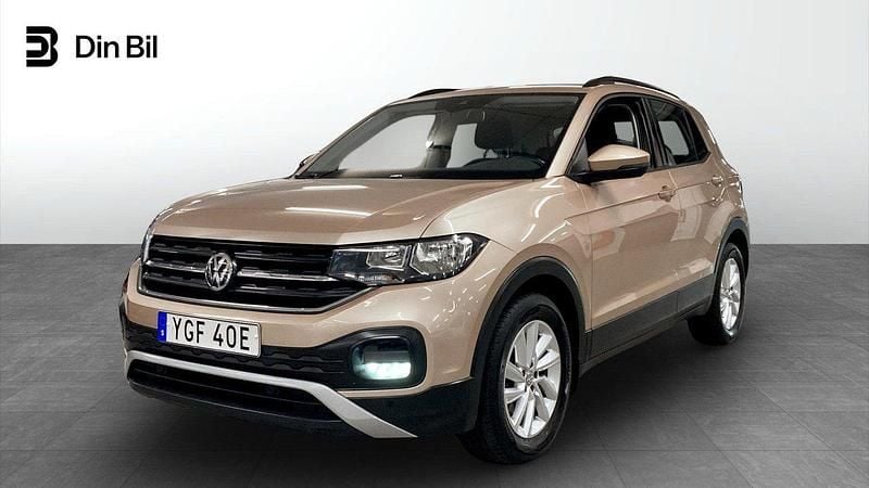 Mörkbrun Begagnad 2019 VW T-Cross Life SUV | 139 900 kr (Marknadspris) - Bild 1/4
