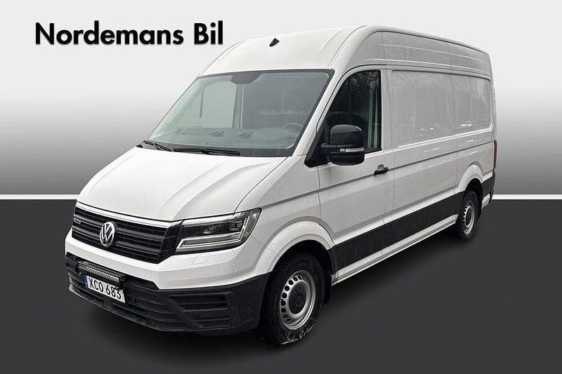 Vit Begagnad 2021 VW Crafter Van | 429 900 kr (Marknadspris) - Bild 1/4