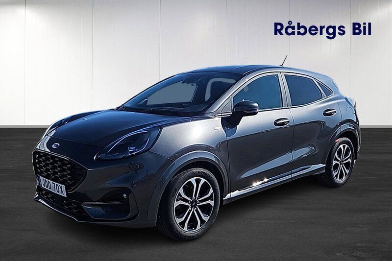 Grå Begagnad 2022 Ford Puma ST-Line SUV | 239 800 kr (Lite dyr) - Bild 1/4