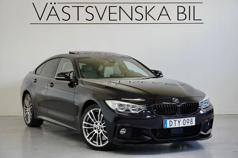 Svart Begagnad 2015 BMW 430 Gran Coupé M Sport Sportkupé | 244 000 kr (Bra pris) - Bild 1/4