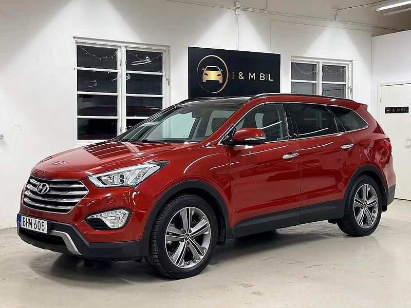 Begagnad Hyundai Grand Santa Fe Premium 197 HK (144 kW) 2014 Röd SUV