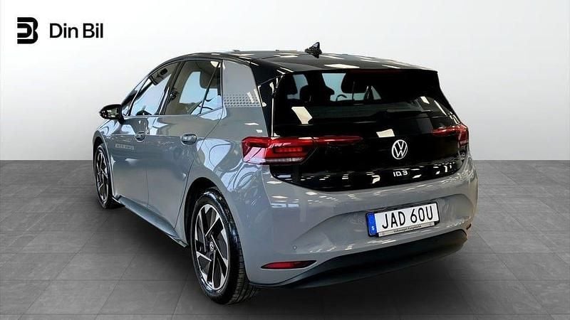 Begagnad VW ID.3 Pro Performance 150 kW (204 HK) 2020 Grå Halvkombi