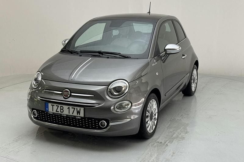 Grå Begagnad 2022 Fiat 500 Lounge | 139 000 kr - Bild 1/4