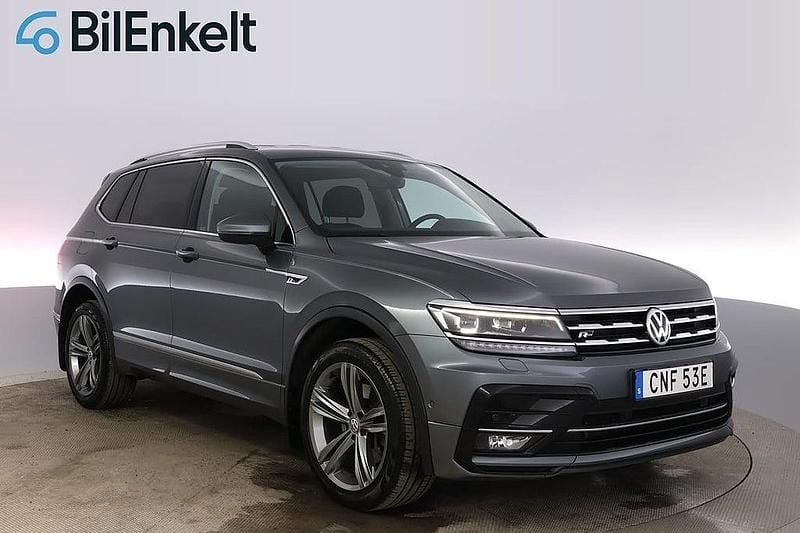 Begagnad VW Tiguan Allspace R-line 200 HK (147 kW) 2021 Grå SUV