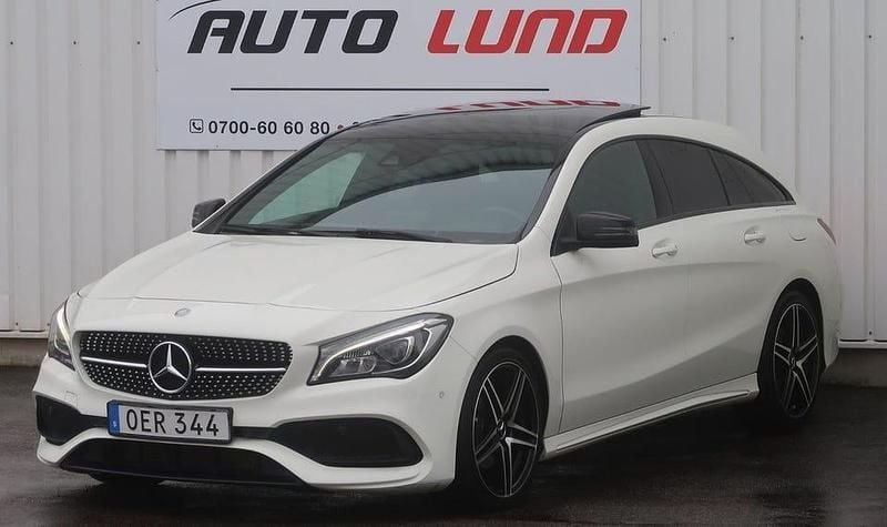 Begagnad Mercedes CLA200 Shooting Brake AMG 136 HK (100 kW) 2017 Vit Kombi
