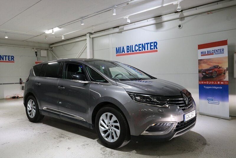 Grå Begagnad 2016 Renault Espace Minibuss | 149 500 kr (Marknadspris) - Bild 1/3