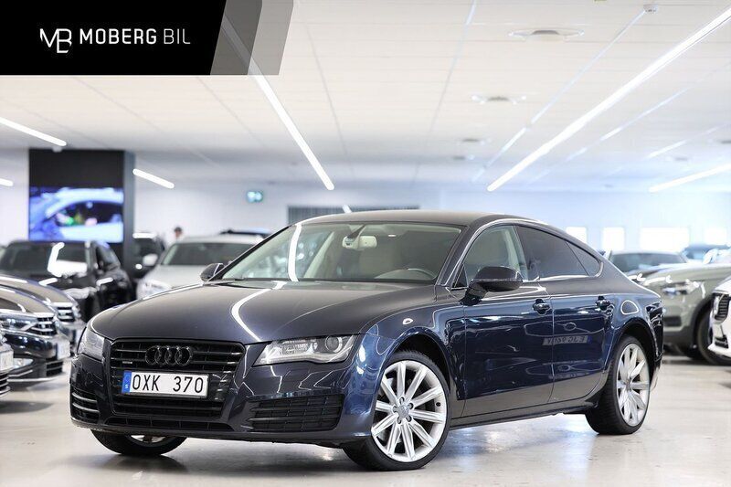 Blå Begagnad 2010 Audi A7 Sportback Comfort Halvkombi | 179 900 kr (Marknadspris) - Bild 1/3