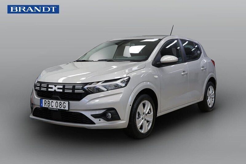 Grå Ny 2024 Dacia Sandero Expression Halvkombi | 199 900 kr (Marknadspris) - Bild 1/4