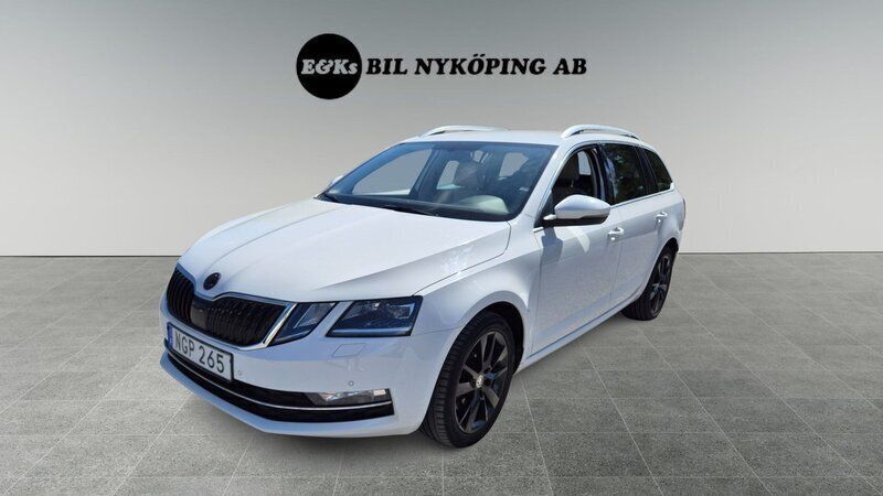 Vit Begagnad 2018 Skoda Octavia Style Kombi | 189 900 kr (Marknadspris) - Bild 1/4