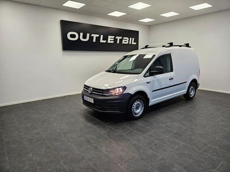 Vit Begagnad 2017 VW Caddy Minibuss | 89 000 kr (Superpris) - Bild 1/4