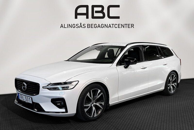 Vit Begagnad 2018 Volvo V60 R-Design Kombi | 295 000 kr (Marknadspris) - Bild 1/4