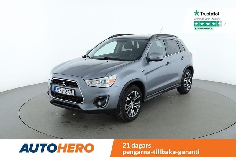 Grå Begagnad 2016 Mitsubishi ASX Basis SUV | 111 000 kr (Marknadspris) - Bild 1/4