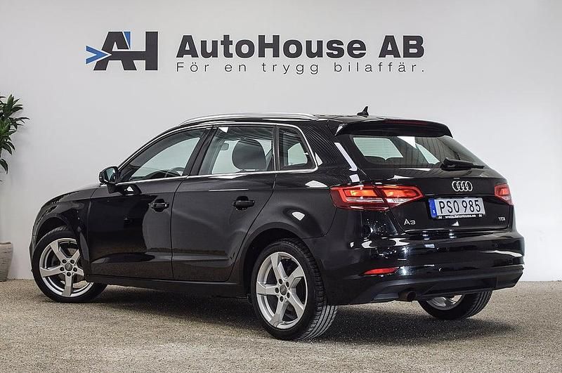 Begagnad Audi A3 Proline 110 HK (80 kW) 2017 Svart