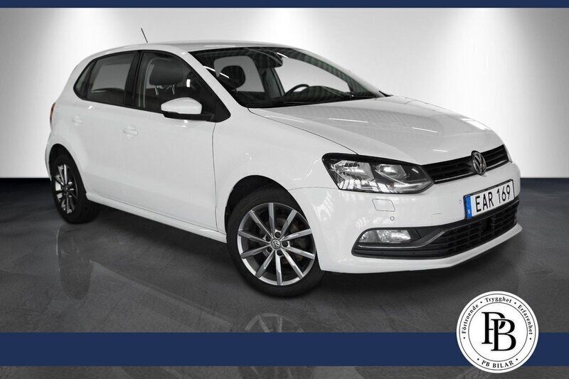 Vit Begagnad 2016 VW Polo Halvkombi | 94 900 kr (Lite dyr) - Bild 1/3
