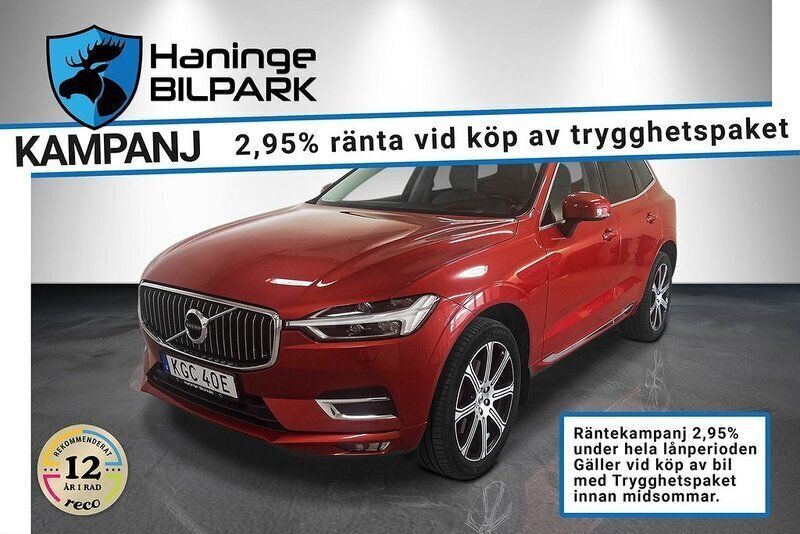 Röd Begagnad 2019 Volvo XC60 Inscription SUV | 299 900 kr (Marknadspris) - Bild 1/2