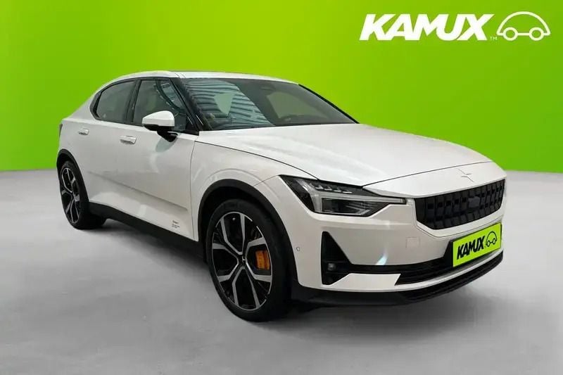 Vit Begagnad 2022 Polestar 2 Performance Sedan | 394 800 kr (Lite dyr) - Bild 1/4