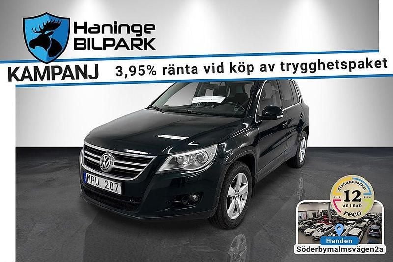Grön Begagnad 2010 VW Tiguan Style SUV | 69 995 kr (Bra pris) - Bild 1/2