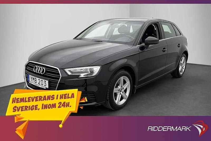 Begagnad Audi A3 2017 Svart