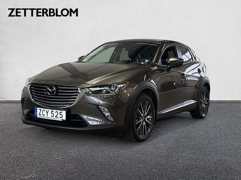 Brunmetallic Begagnad 2017 Mazda CX-3 Optimum SUV | 169 000 kr (Marknadspris) - Bild 1/4