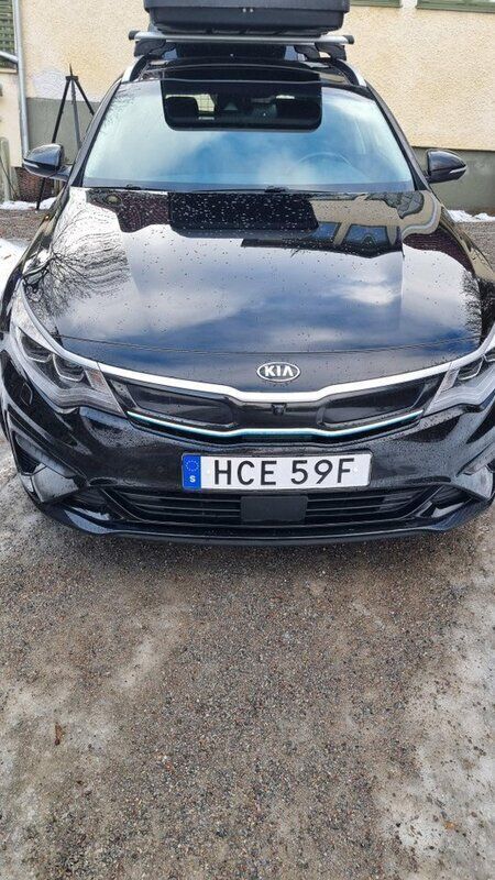 Svart Begagnad 2019 Kia Optima Hybrid Advance Sedan | 180 000 kr (Marknadspris) - Bild 1/4