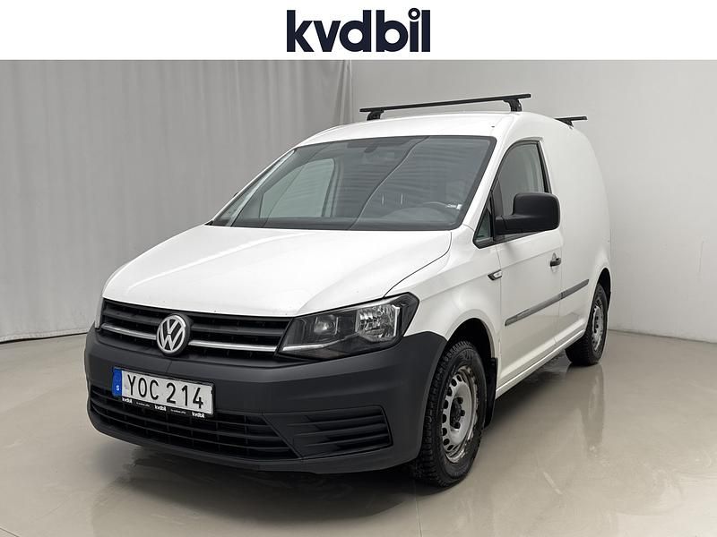 Vit Begagnad 2017 VW Caddy Minibuss | 89 000 kr (Superpris) - Bild 1/3