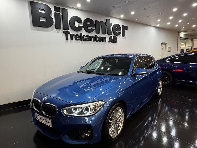 Begagnad BMW 118 M Sport 136 HK (100 kW) 2019 Blå Halvkombi