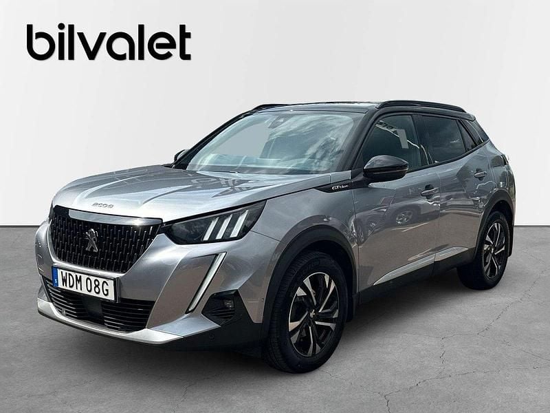 Grå Begagnad 2020 Peugeot 2008 GT-line SUV | 223 500 kr (Lite dyr) - Bild 1/4