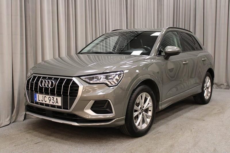 Grå Begagnad 2019 Audi Q3 Advanced SUV | 249 900 kr (Bra pris) - Bild 1/4