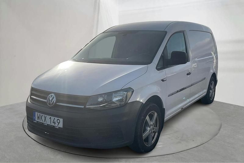 Vit Begagnad 2019 VW Caddy Maxi Minibuss | 169 000 kr (Superpris) - Bild 1/4