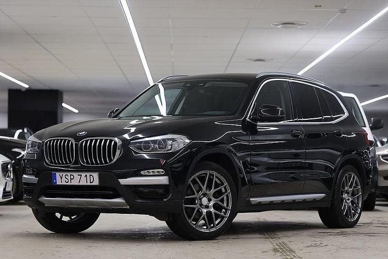 Begagnad BMW X3 xLine 190 HK (139 kW) 2018 Svart SUV